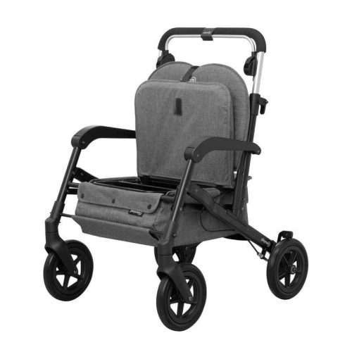 Andador Rollator con asiento Care Lux tapa abierta