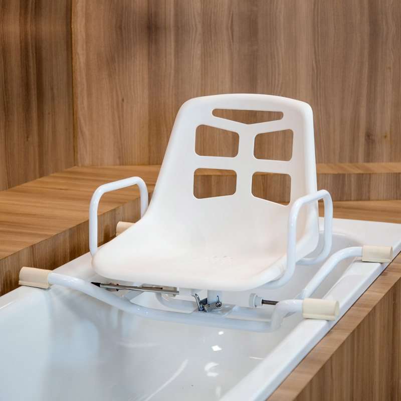 Asiento giratorio para la bañera