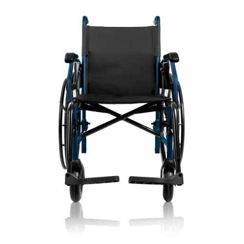 Vista frontal de la silla de ruedas Saby 20/21 autopropulsable