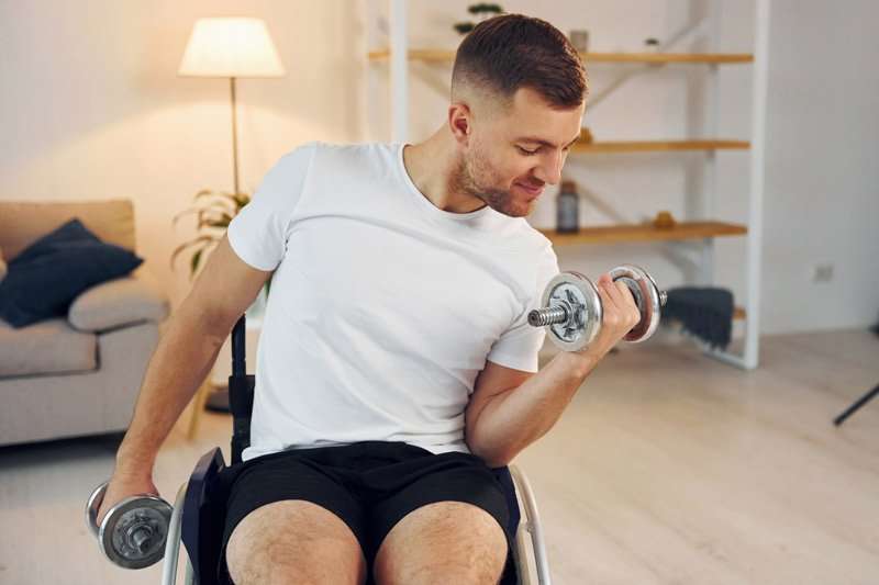 Gimnasia en sillas de ruedas