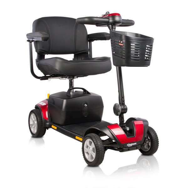Scooter eléctrico desmontable Ibiza rojo