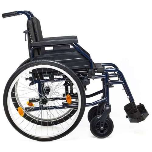 Silla de ruedas de aluminio Gap autopropulsable vista lateral