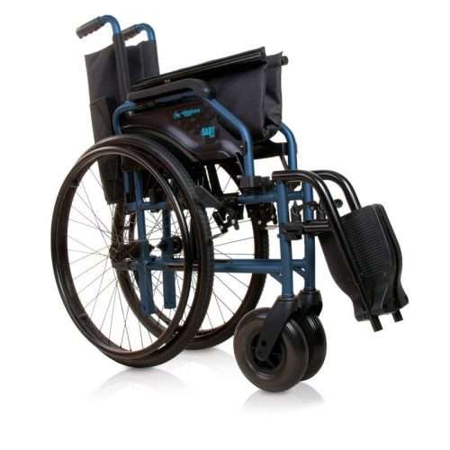 Silla de ruedas Saby 20/21 autopropulsable plegada para transporte