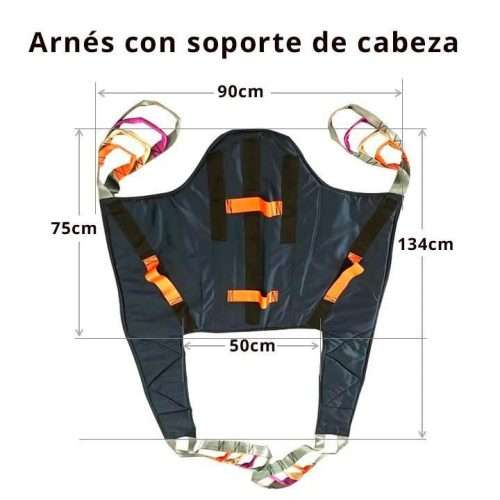 Arnés con soporte Cabeza Grúa Vulcan