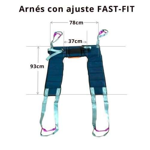 Arnés con Ajuste Rápido Fast Fit Grúa Vulcan