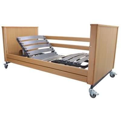 Cama articulada elevadora Serena en posición baja