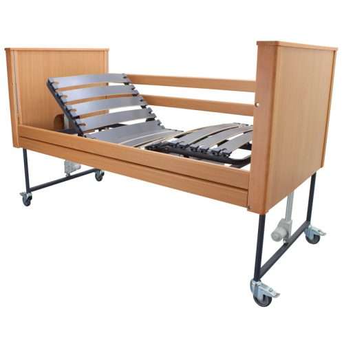 Cama articulada elevadora Serena en posición alta
