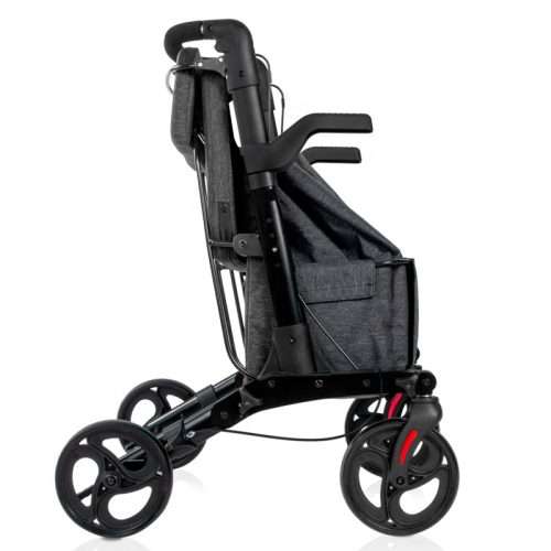 Andador Magnum Shop Plus con reposabrazos y doble cesta