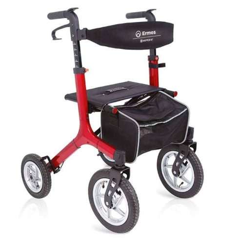 Andador Rollator Todoterreno Hermes Rojo