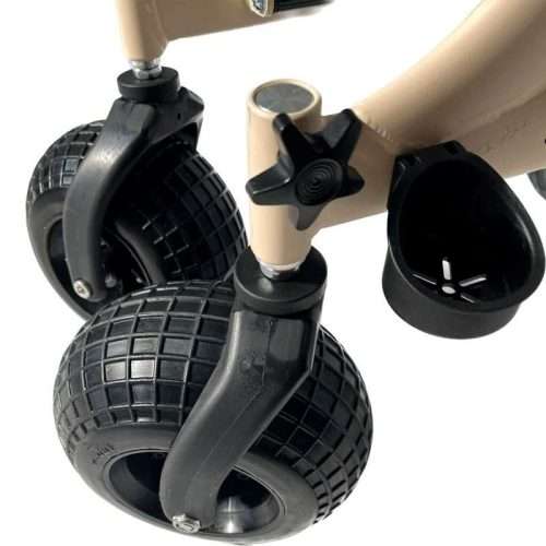 Detalle Ruedas Andador Rollator todoterreno