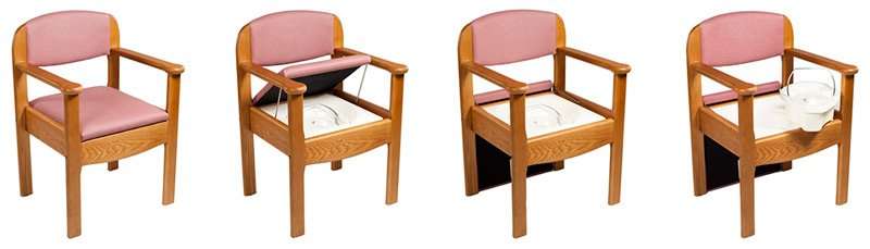 Silla Orinal Madera Royal