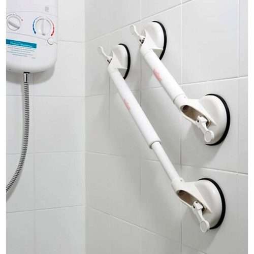 Asidero Extensible con Ventosas Baño