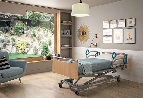 Cama Aldrys Alzheimer con Barandillas SAM Ergonom