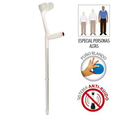 Muleta de Aluminio Extra Larga