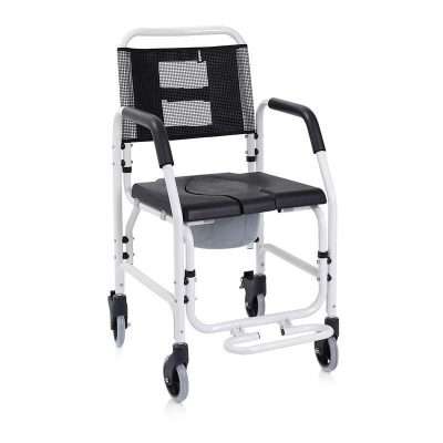 Silla de Baño con Ruedas y WC