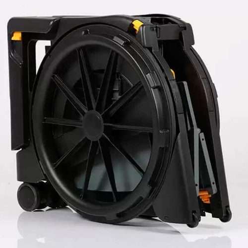 Silla de Ducha Plegable Wheelable Plegada