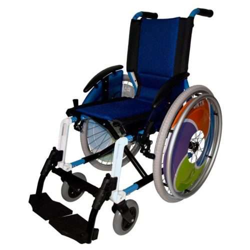 Silla de Ruedas Line Infantil Azul
