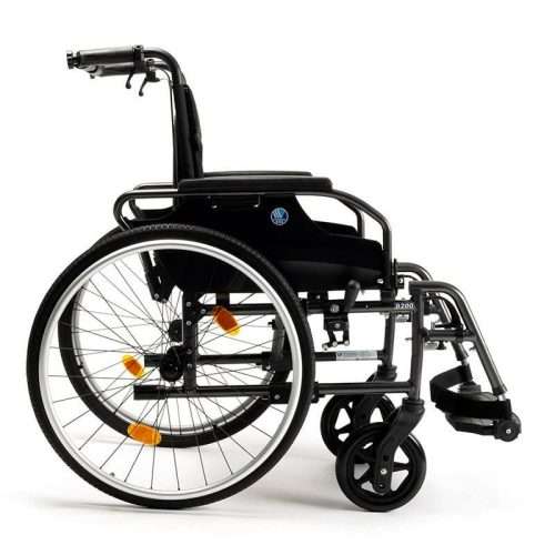 Silla de Ruedas Manual D200 30º Perfil