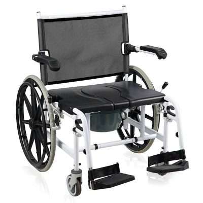 Silla de Ruedas para Ducha y WC Bariátrica