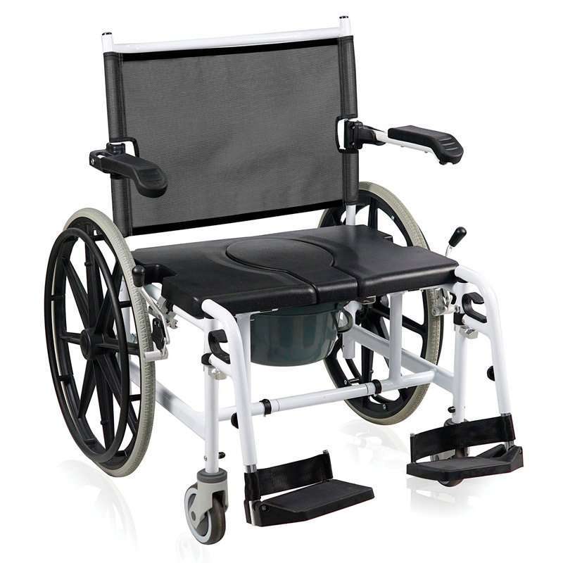 Silla de Ruedas para Ducha y WC Bariátrica