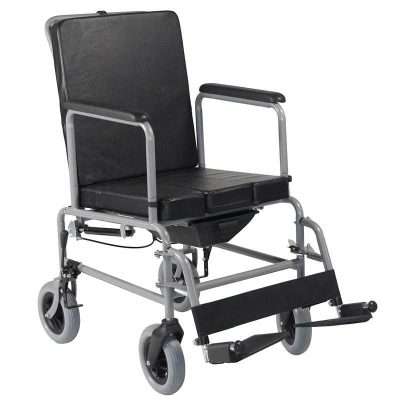 Silla de Ruedas Fija con Respaldo Reclinable