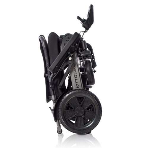 Silla eléctrica Kittos Country Plus plegada para transporte o almacenamiento