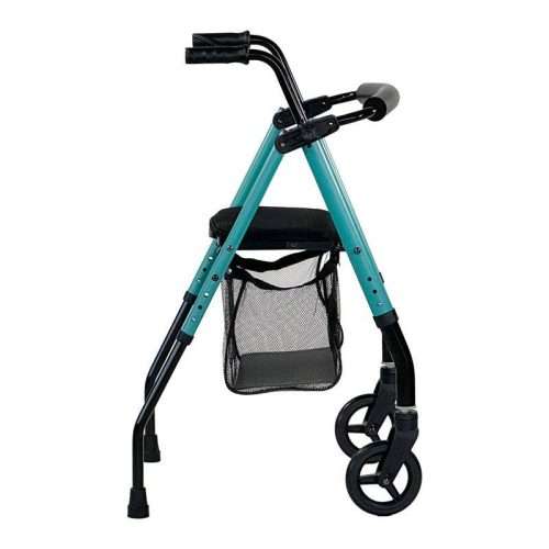 Andador Ligero Estrecho con asiento regulable – Vista lateral