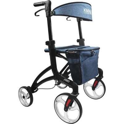 Andador alto plegable con asiento y frenos – Vista general