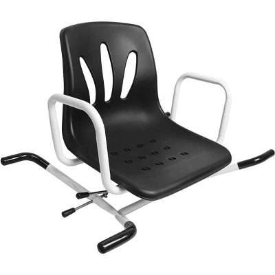 silla giratoria para bañera con respaldo y apoyabrazos