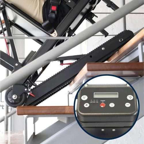 Silla Salva escaleras eléctrica portátil con control electrónico