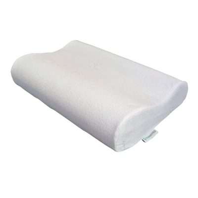 Almohada cervical Vegelya viscoelástica con forma ergonómica y ventilación alveolada