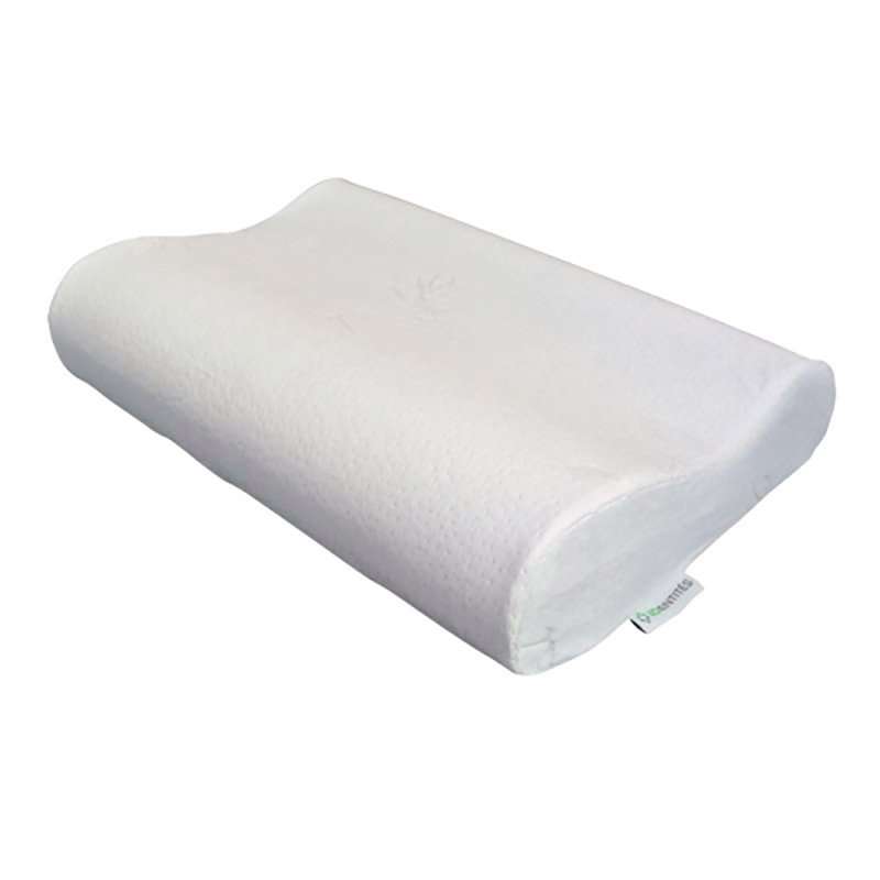 Almohada cervical Vegelya viscoelástica con forma ergonómica y ventilación alveolada