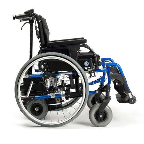 Silla de ruedas con sistema V-Drive montado