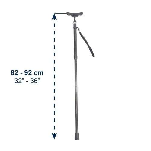 Bastón regulable ErgoFibra de 82 a 92 cm de altura