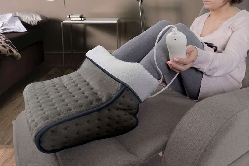 Mando con pantalla luminosa para controlar la temperatura del calentador de pies