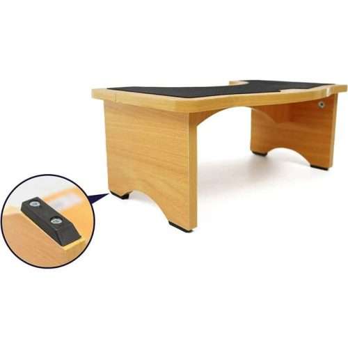 Detalle Taburete para defecar en madera