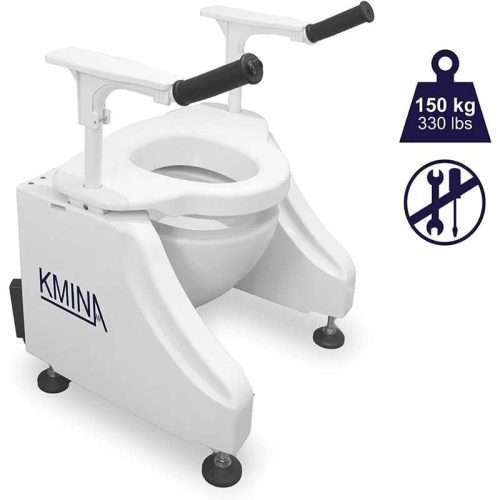 Elevador WC eléctrico soporta hasta 150 kg sin instalación