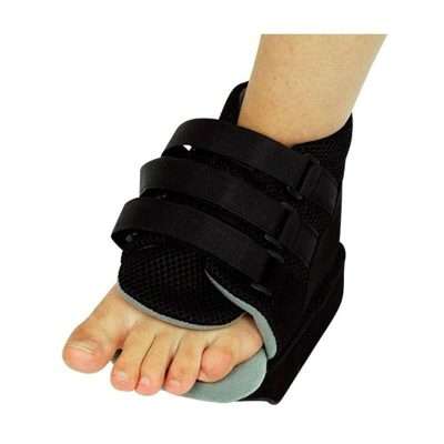 Pie con zapato de Barouk que descarga completamente el antepié