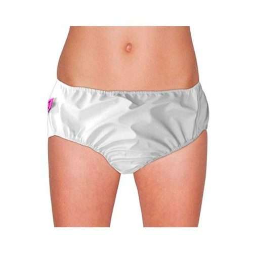 Braga sujetapañal impermeable colocada sobre modelo