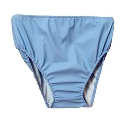 Braga sujetapañal azul impermeable con interior blanco