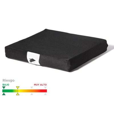 Cojín de flotación de aire AIR CUSHION negro con válvula de inflado