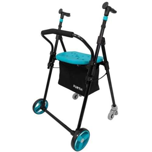 Cesta de tela para andador con fijación mediante velcros