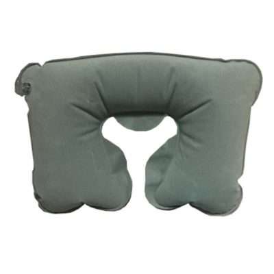 Almohada cervical de viaje hinchable con forma de herradura para apoyo del cuello