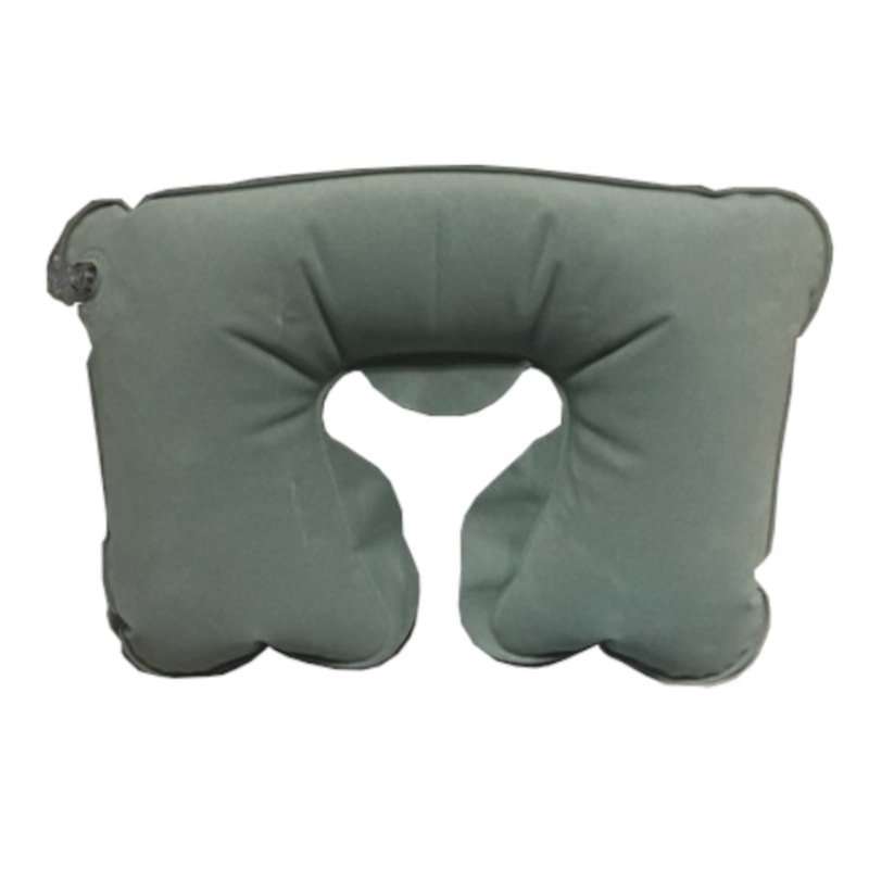 Almohada cervical de viaje hinchable con forma de herradura para apoyo del cuello