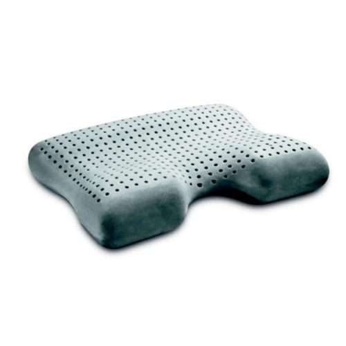 Almohada cervical Vegelya Premium Spa con núcleo de espuma perforada en color gris