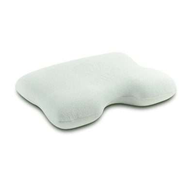 Almohada cervical Vegelya Premium Spa con funda blanca y forma contorneada