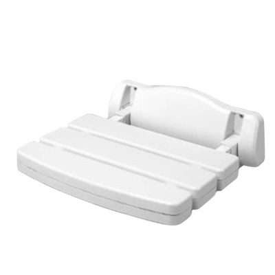 Asiento de ducha abatible Deluxe con superficie antideslizante y diseño plegable