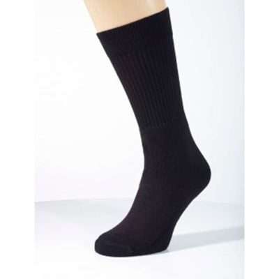 Calcetín negro IT30 Casual+ para uso diario, tejido grueso y ajuste anatómico en el pie