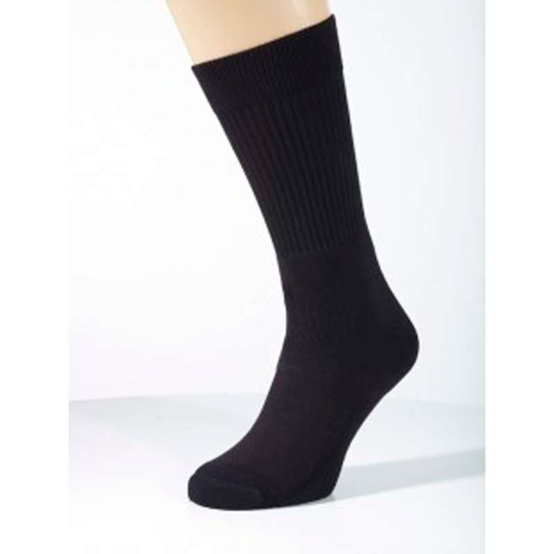 Calcetín negro IT30 Casual+ para uso diario, tejido grueso y ajuste anatómico en el pie