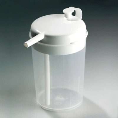 Vaso adaptado NOVO CUP transparente con tapa